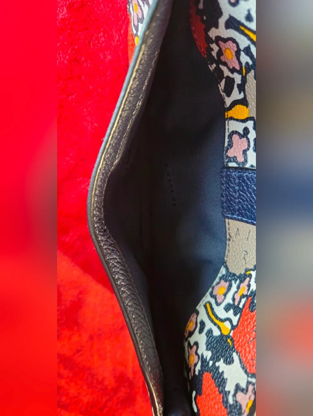 Coach Floral Multicolor Pop-Up Messenger Crossbody Bag